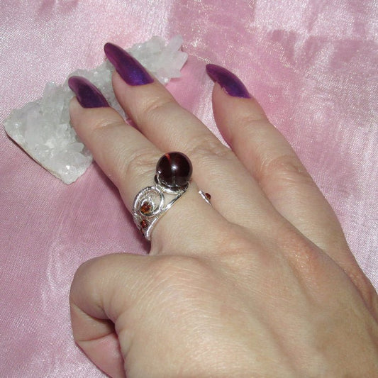 Secret Fire Ring - Elven Rose