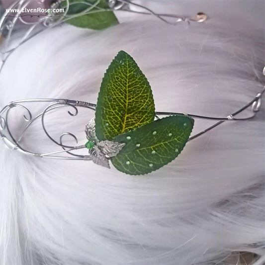 Sylvan Grace Crown - Elven Rose