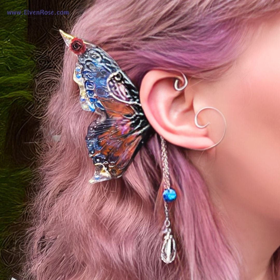 Elf Ear Cuffs - Elven Rose