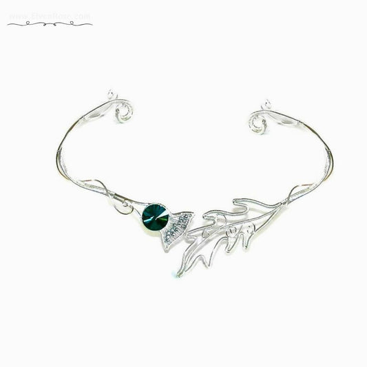 Silver Thistle Necklace