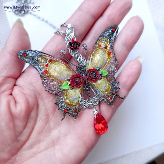 Shadowglow Butterfly Pendant