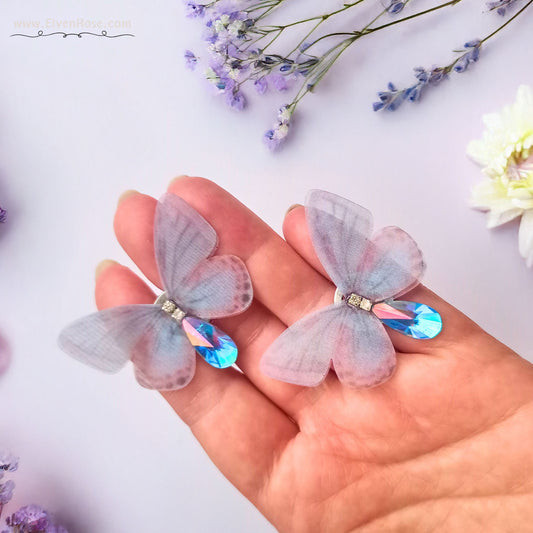 Cercei cu și aripi de zână