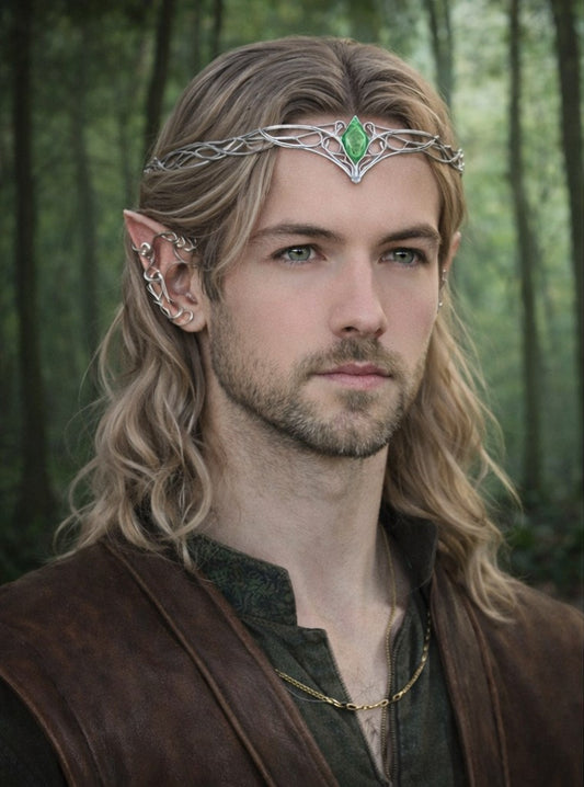 Emerald Enchantment Adjustable Elven Crown