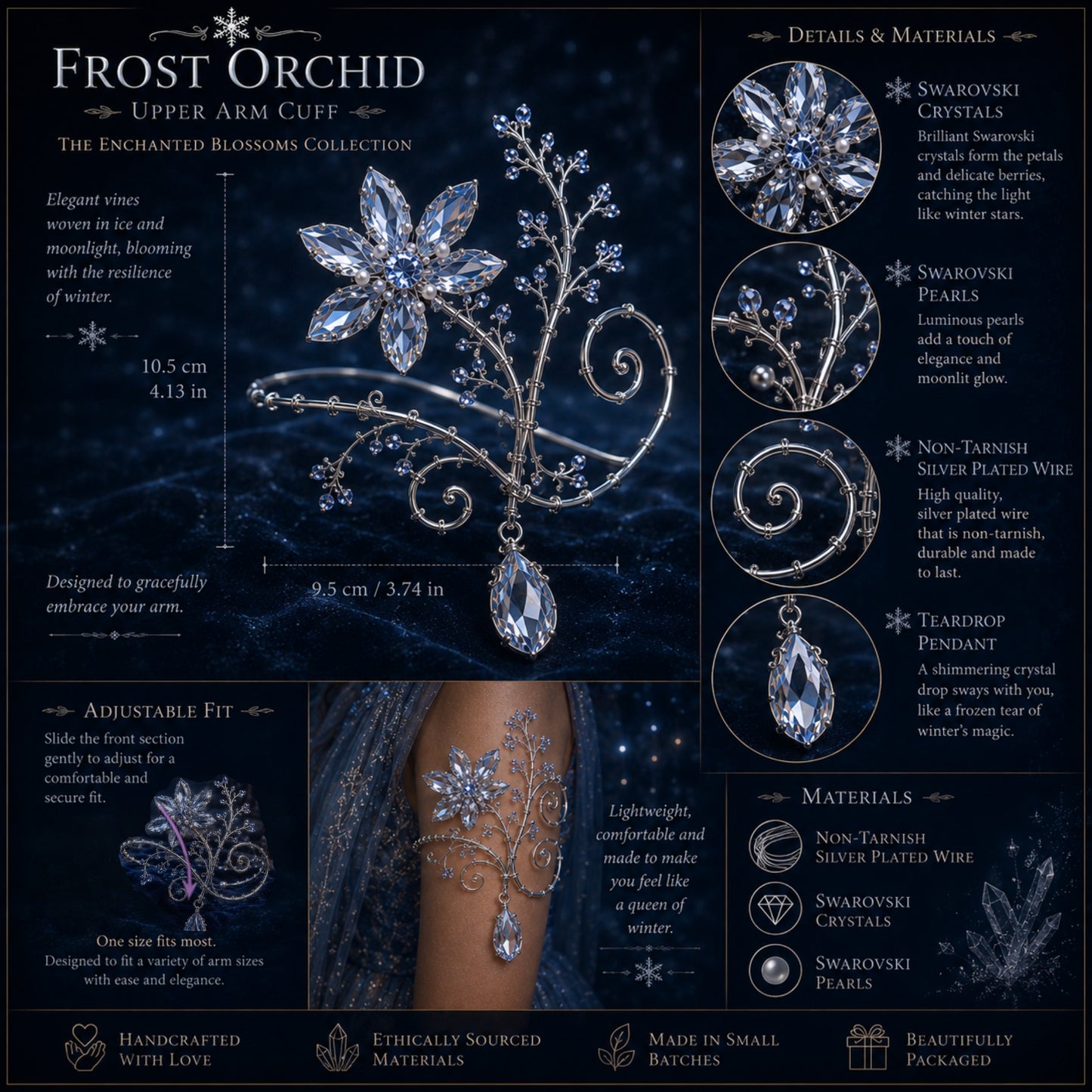 Brățară pentru Braț Frost Orchid