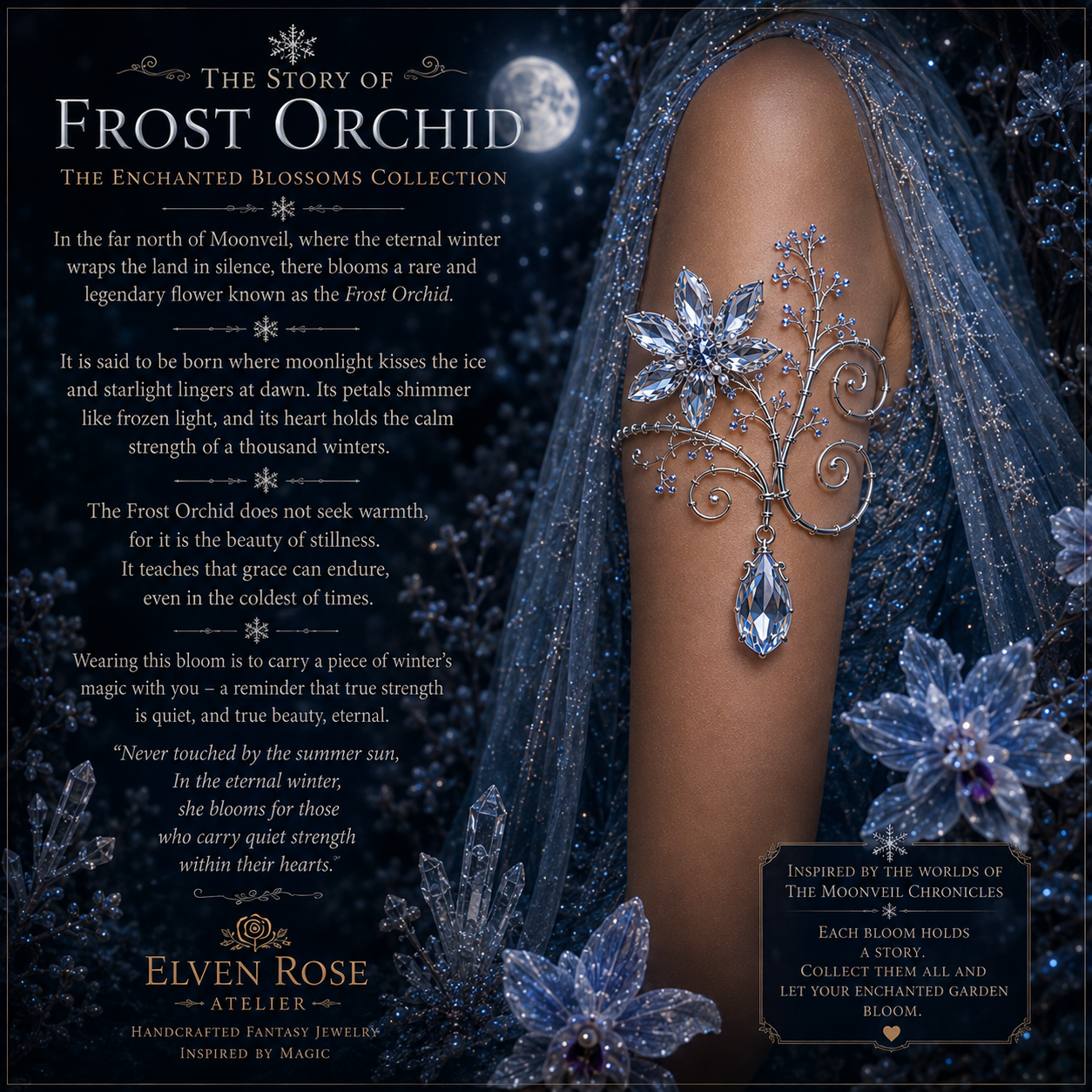 Brățară pentru Braț Frost Orchid