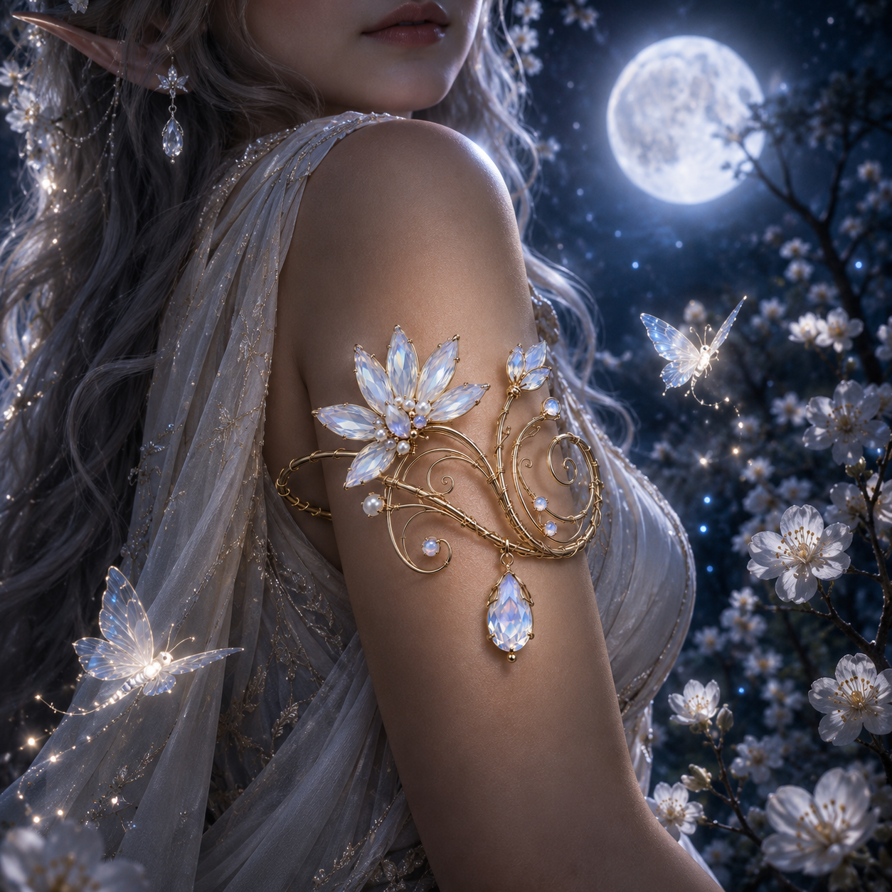 Moonblossom Arm Cuff