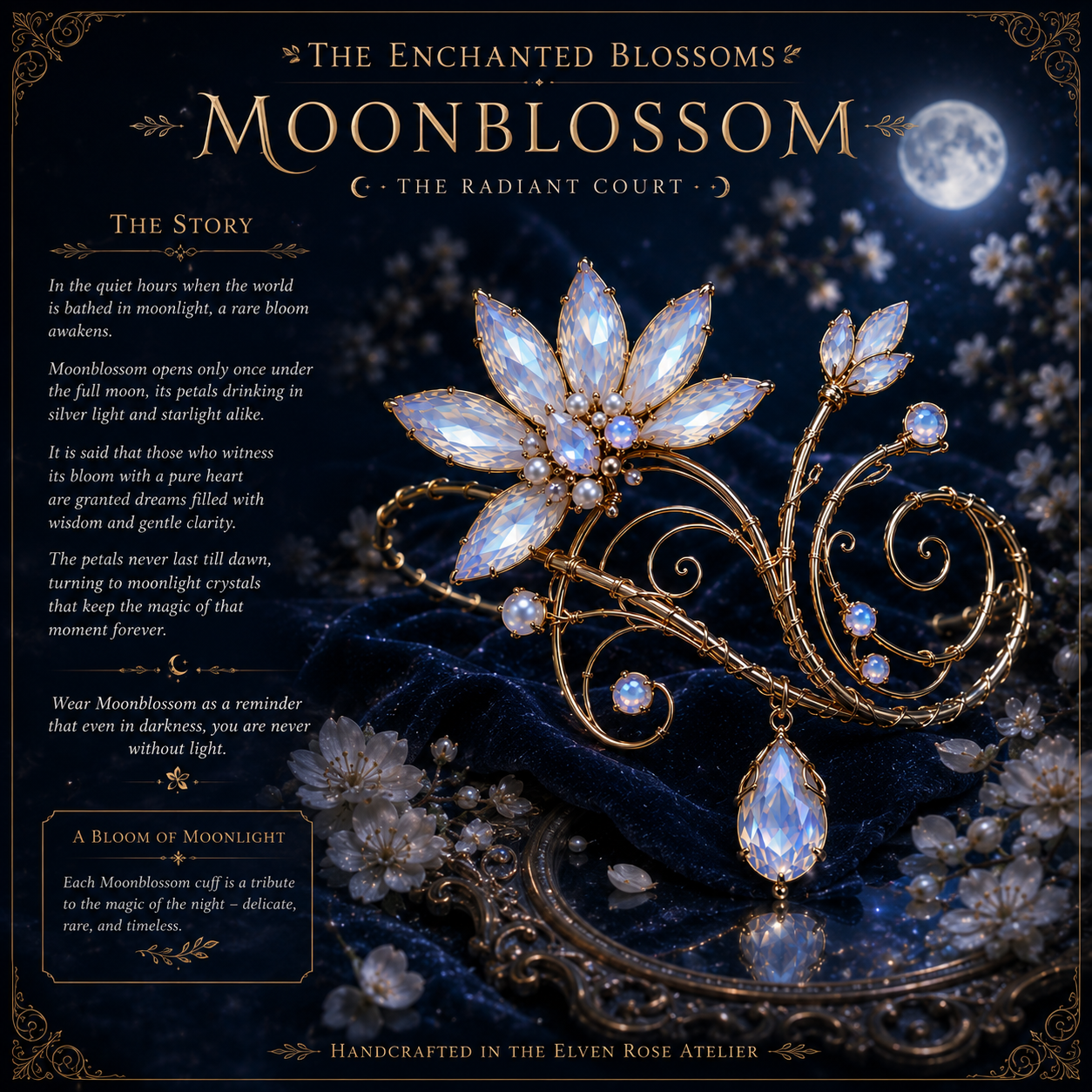 Moonblossom Arm Cuff