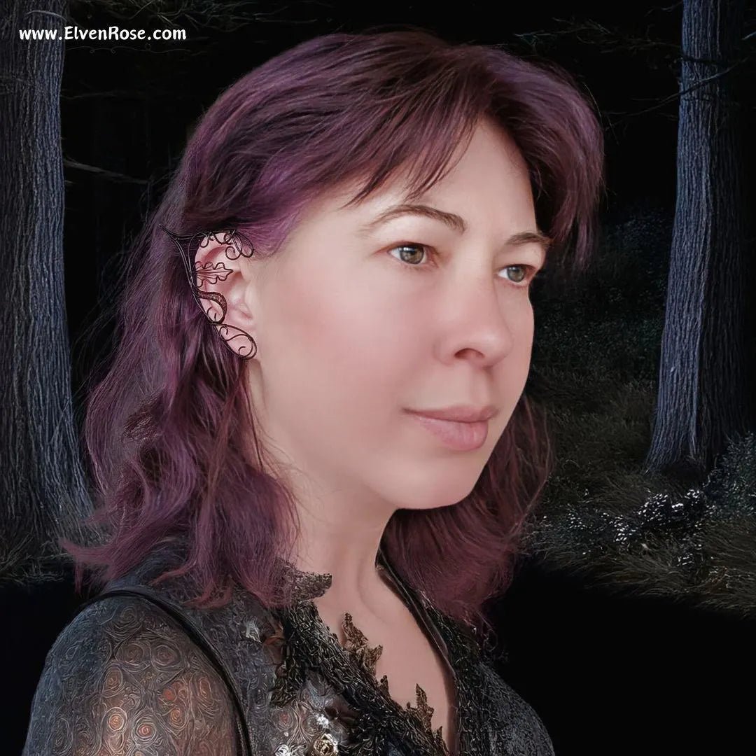 Dark Shadowdancer Elf Ears - Elven Rose