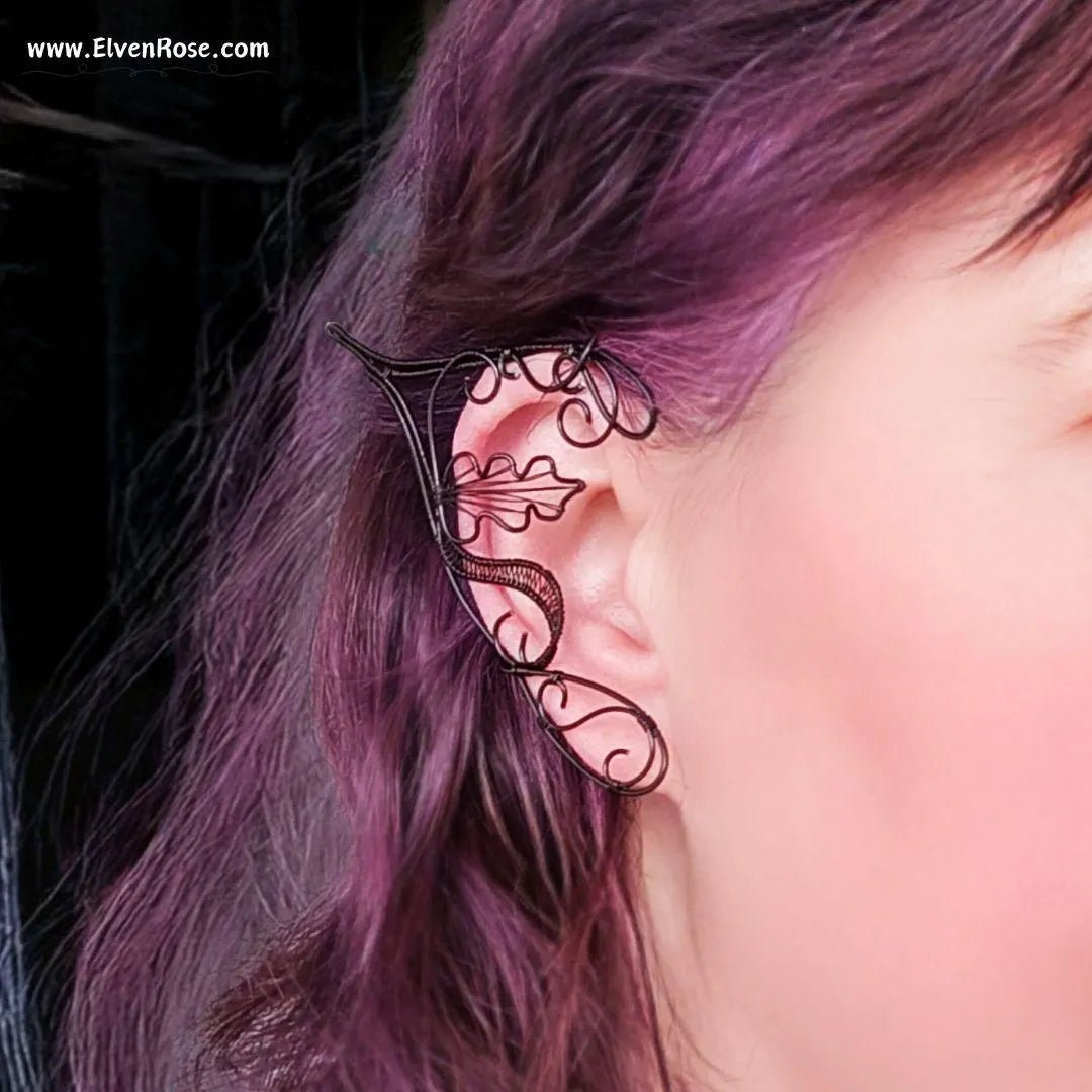 Dark Shadowdancer Elf Ears - Elven Rose