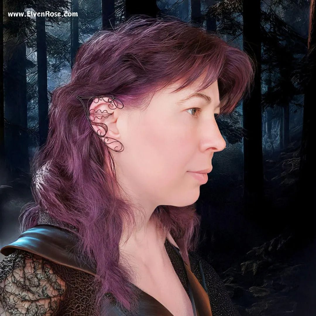 Dark Shadowdancer Elf Ears - Elven Rose