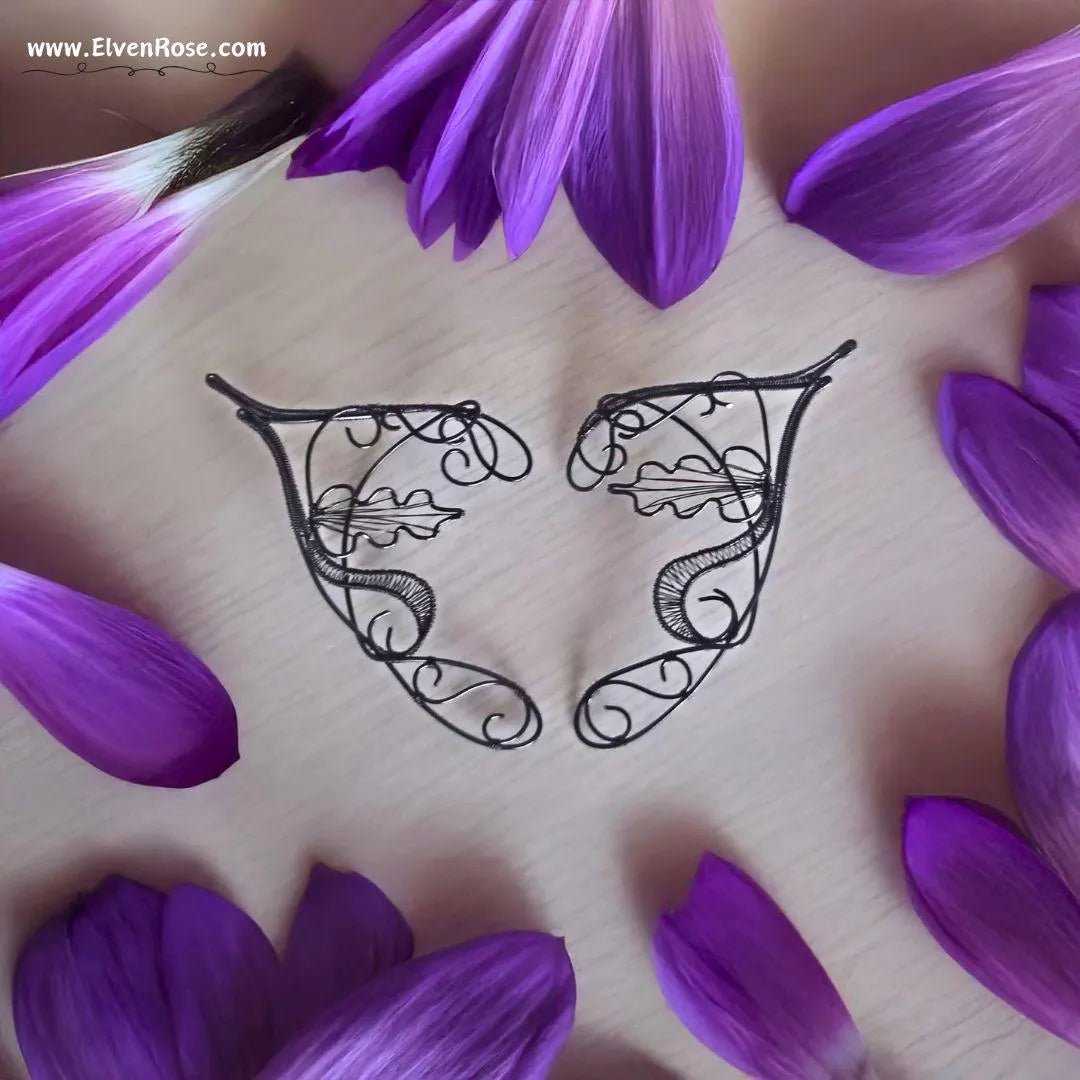 Dark Shadowdancer Elf Ears - Elven Rose