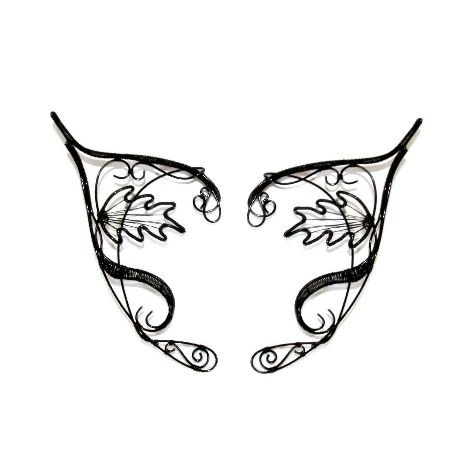 Dark Shadowdancer Elf Ears - Elven Rose