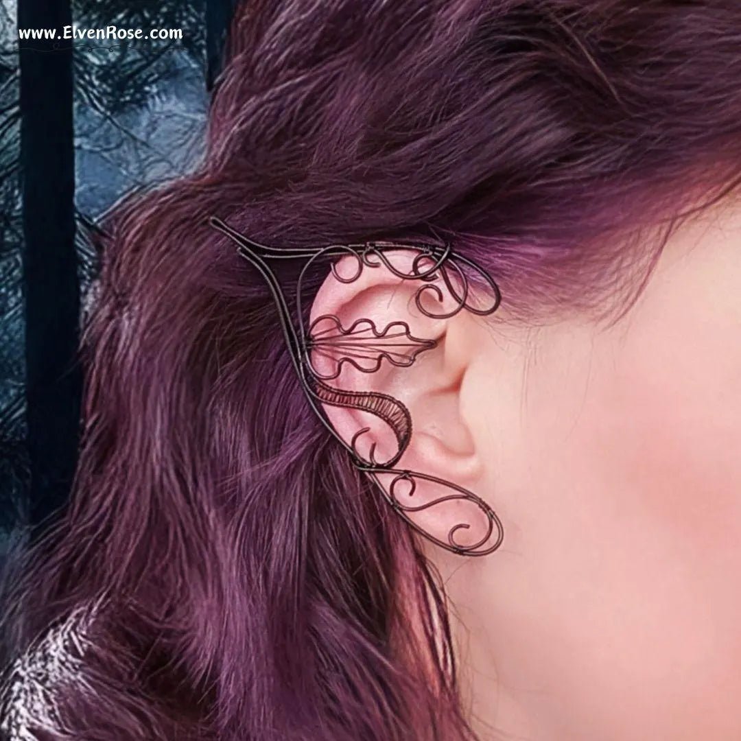Dark Shadowdancer Elf Ears - Elven Rose
