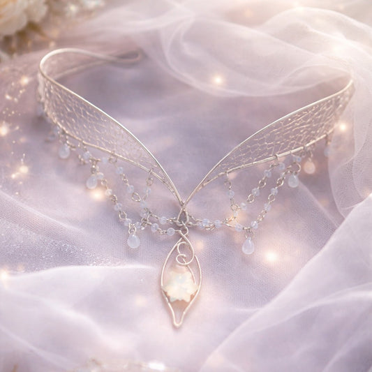 Elven Bride Moonveil Necklace