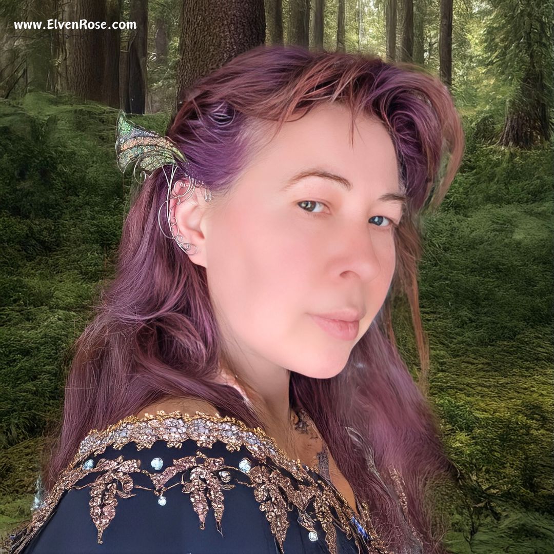 Fairy Bride Elf Ears - Elven Rose
