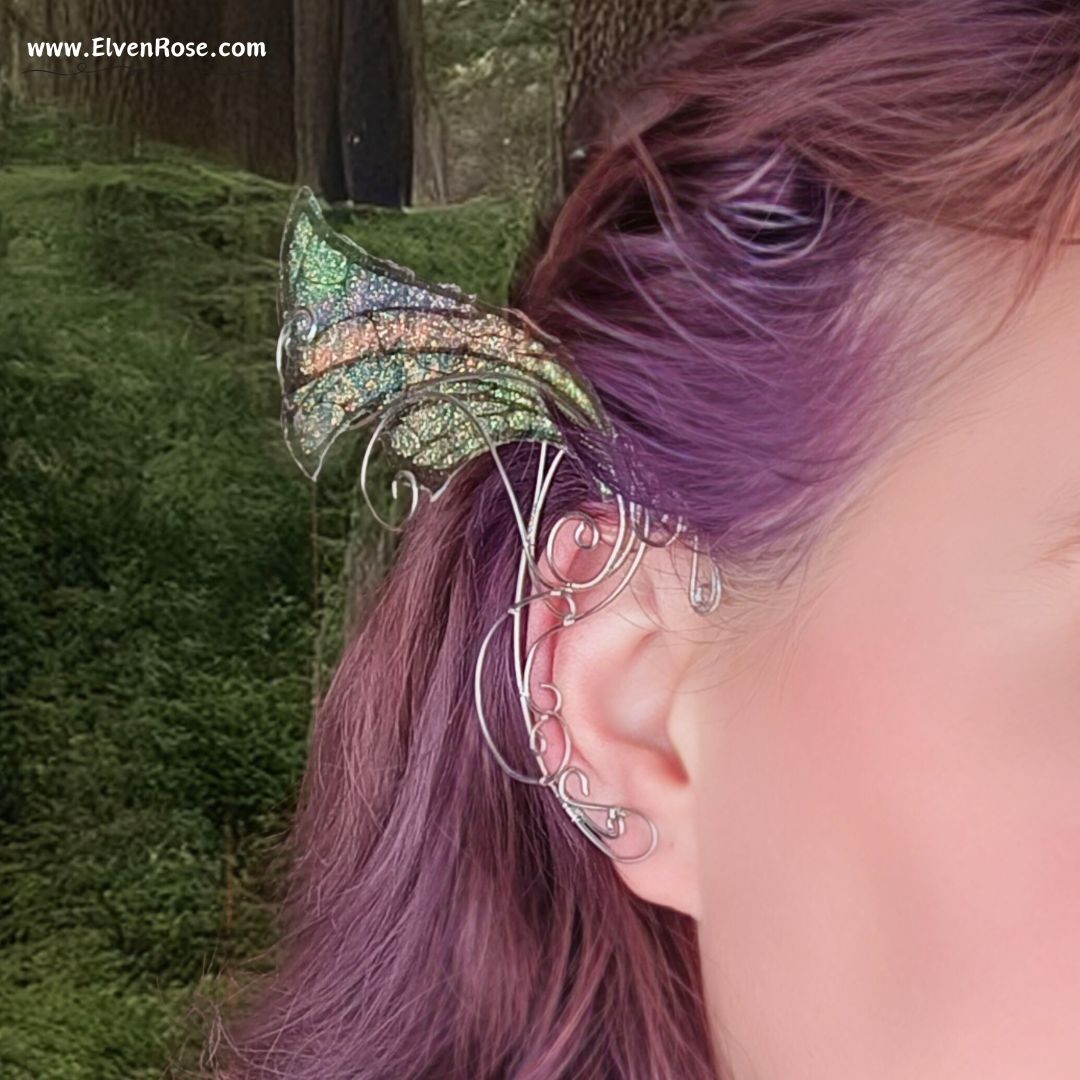 Fairy Bride Elf Ears - Elven Rose