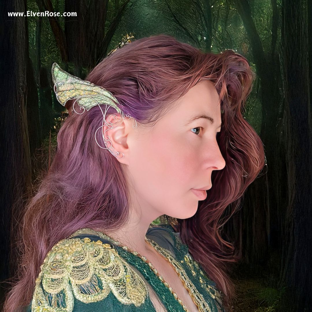 Fairy Bride Elf Ears - Elven Rose