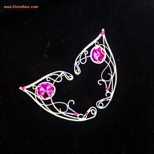 Violet Lake Elf Ear Earrings