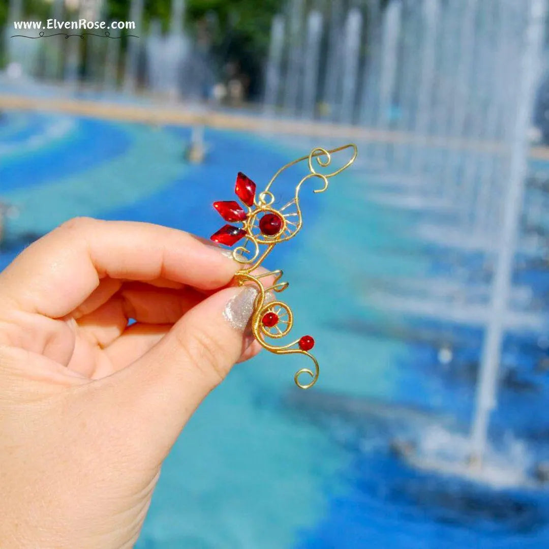 Fire Sprite Ear Cuff