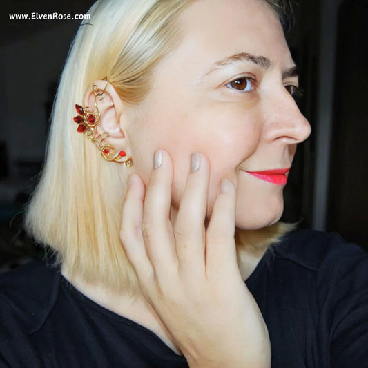 Fire Sprite Ear Cuff
