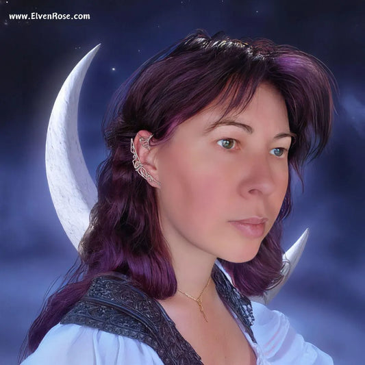 Elven Moon Ear Cuff