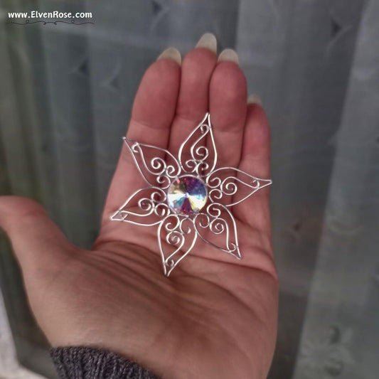 Elven Star Crystal Ornament