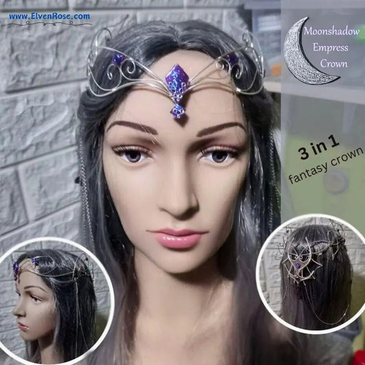 Moonshadow Empress Crown - Elven Rose