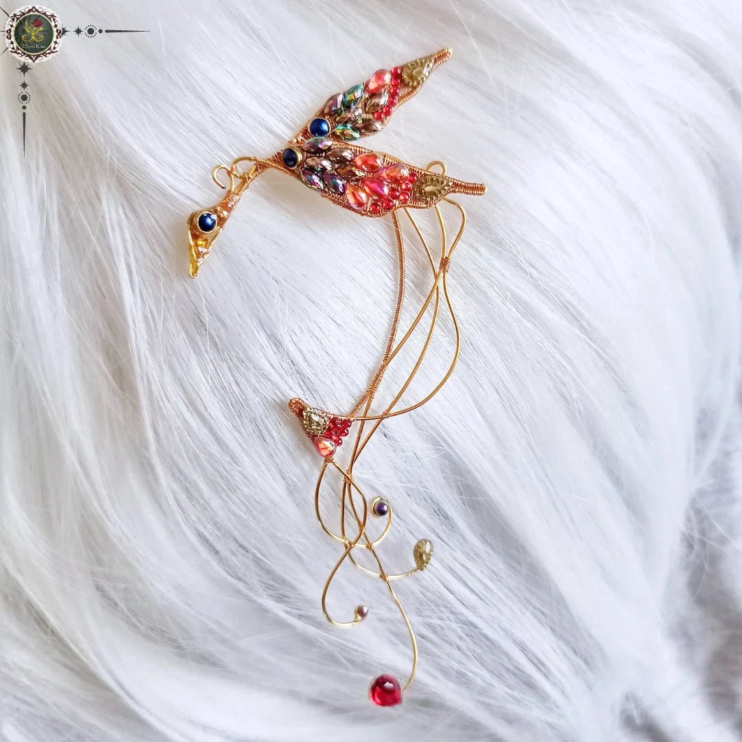 Phoenix Ear Wrap - Elven Rose