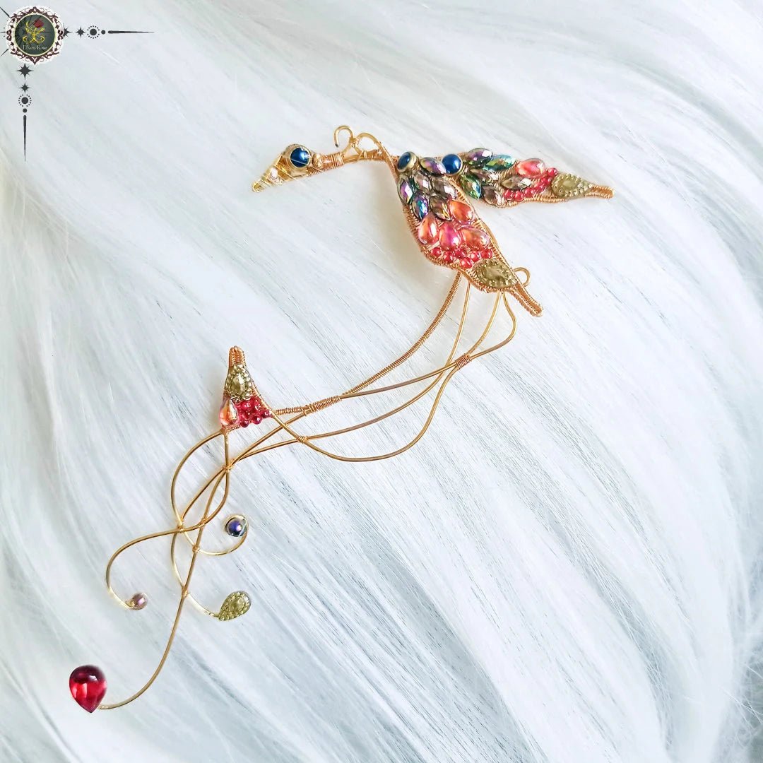 Phoenix Ear Wrap - Elven Rose