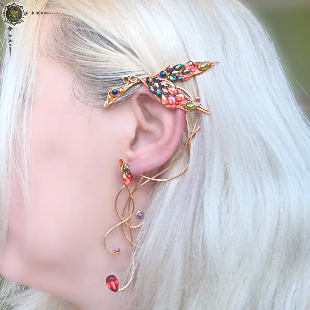 Phoenix Ear Wrap - Elven Rose