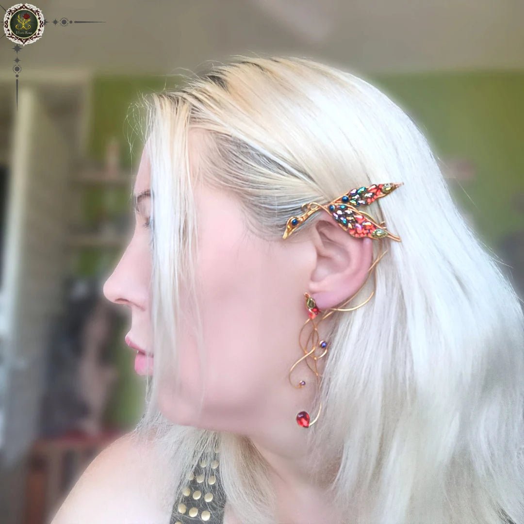 Phoenix Ear Wrap - Elven Rose