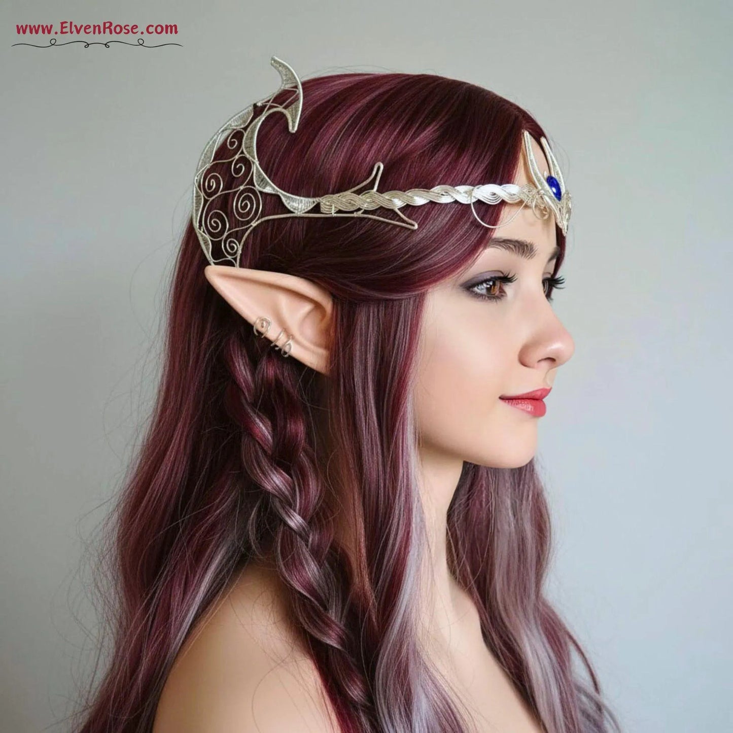 "Protector of the Realm" fantasy crown - Elven Rose