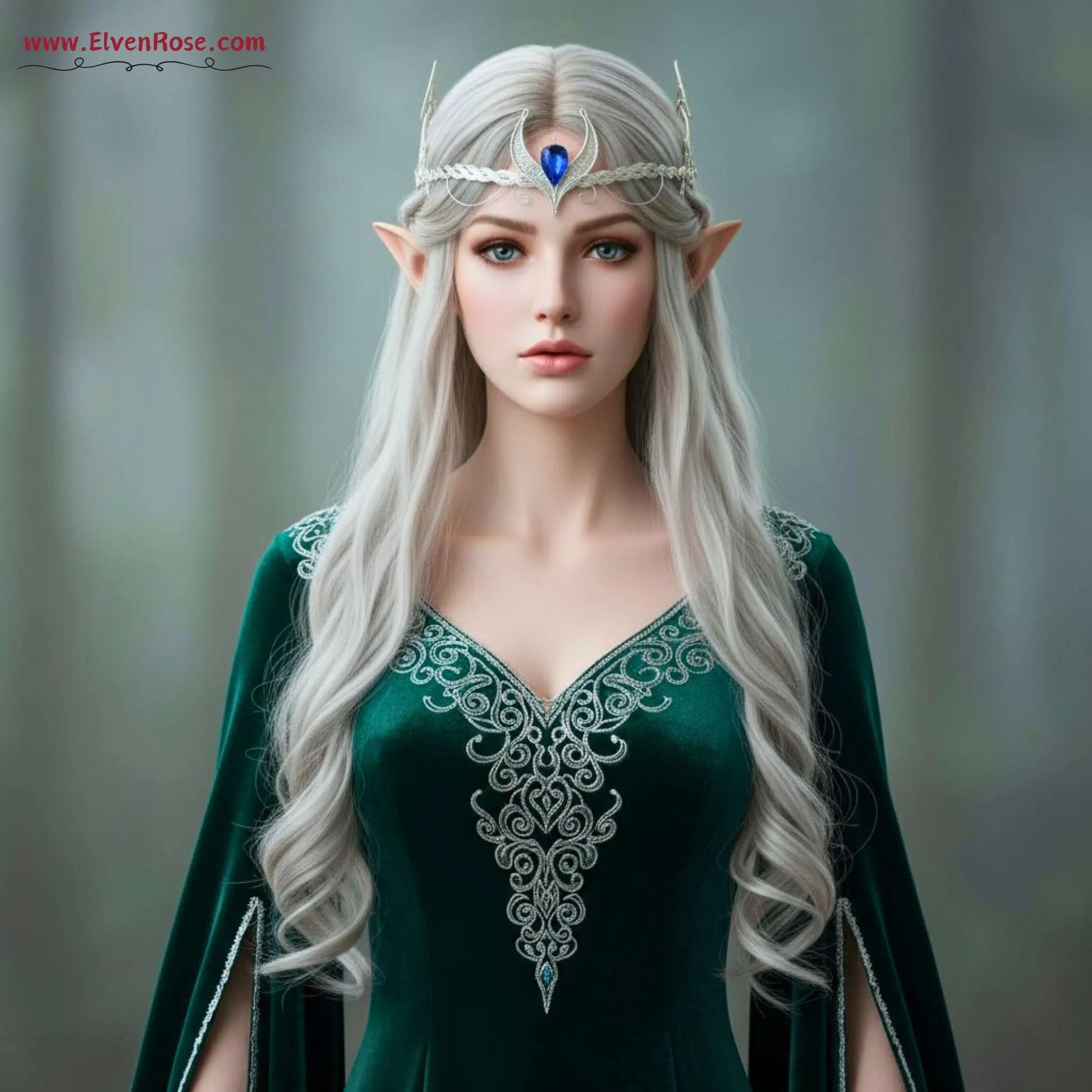 "Protector of the Realm" fantasy crown - Elven Rose