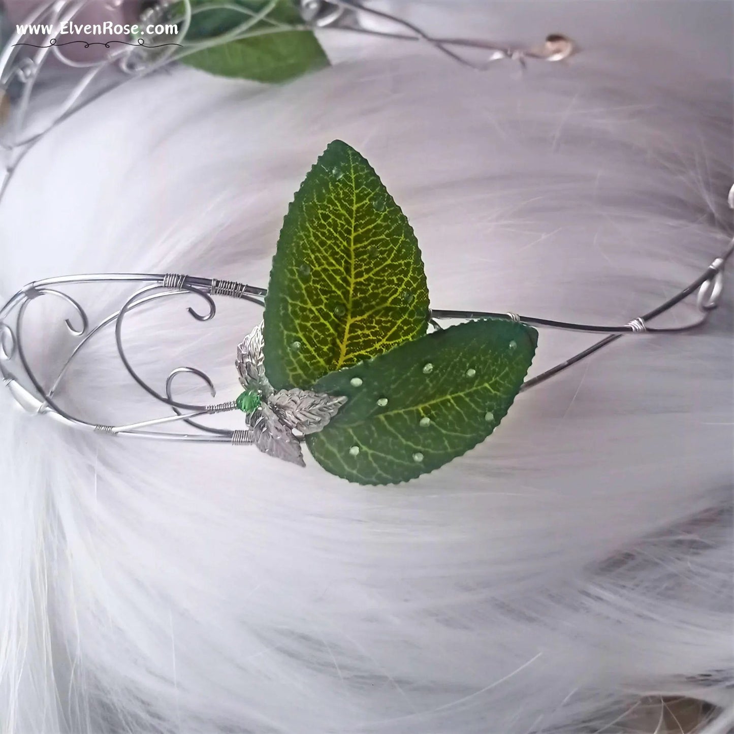 Sylvan Grace Crown - Elven Rose