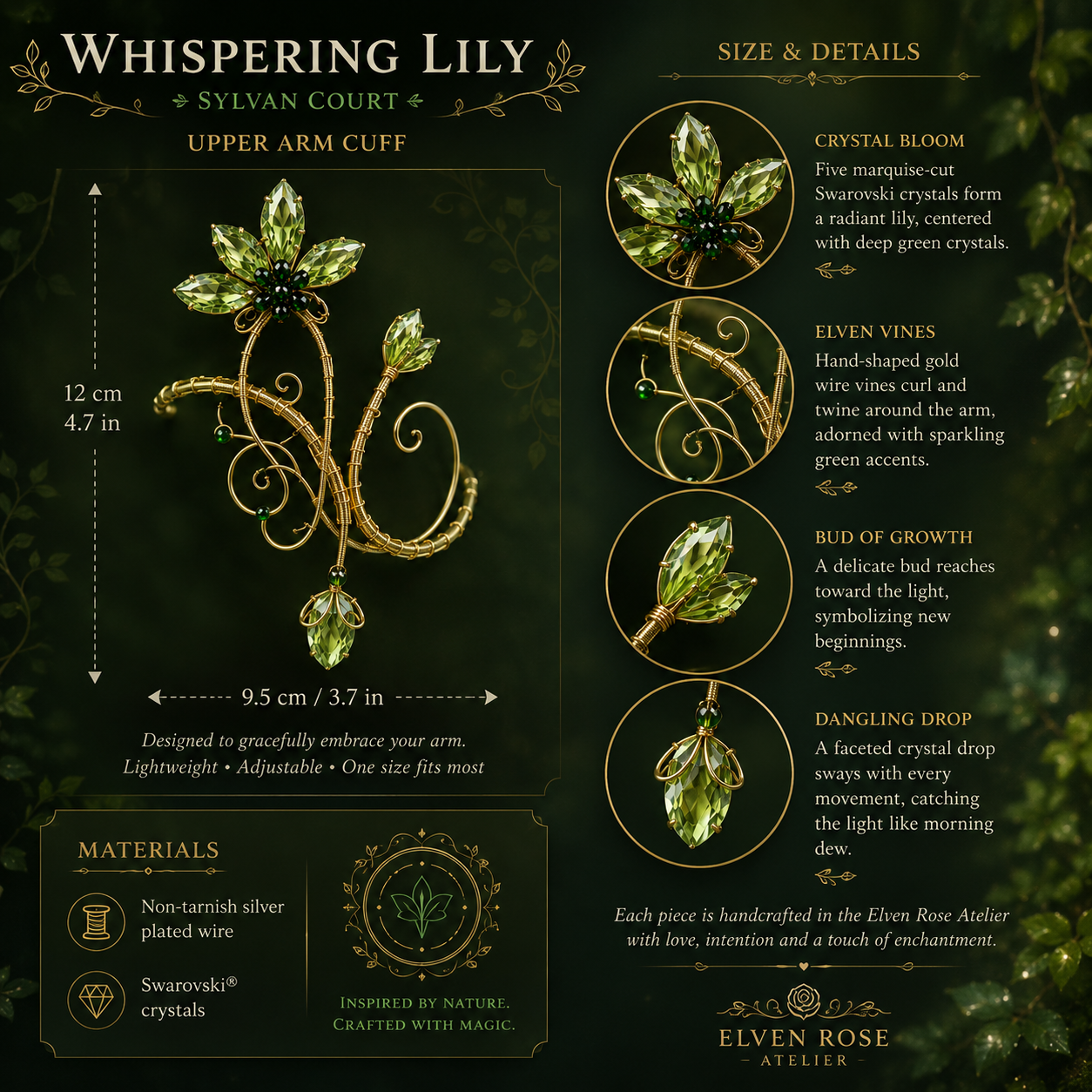 Brățară pentru Braț Whispering Lily